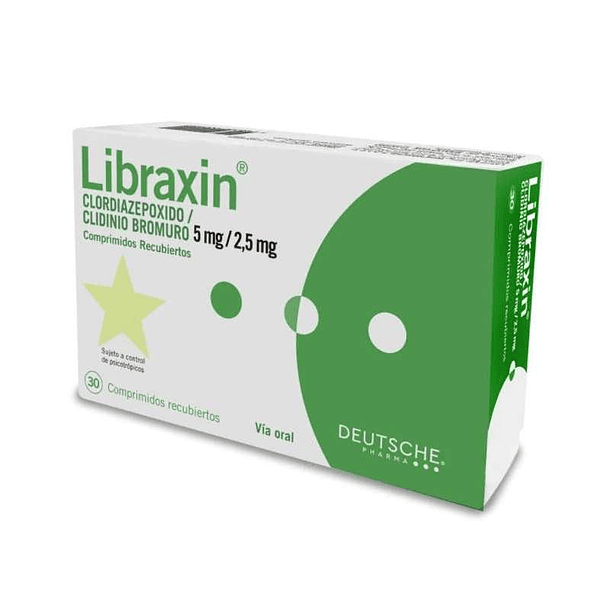 CENABAST - Libraxin 5 Mg/2.5Mg X 30 Comprimidos  