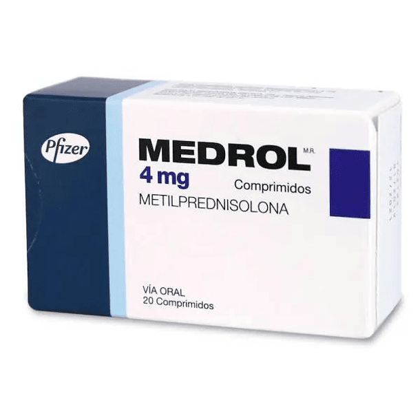 CENABAST - Medrol 4 Mg X 20 Comprimidos  