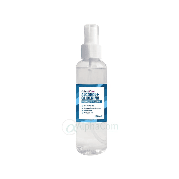 Alcohol+Glicerina X 140 Ml Spray  