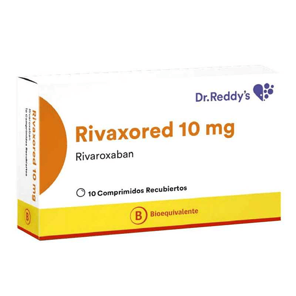 CENABAST - Rivaxored 10 Mg X10 Comprimidos  