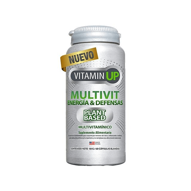 Vitamin Up Multivit Energía & Defensas X 60 Cápsulas 