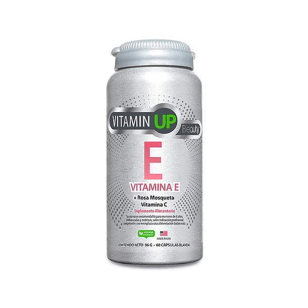 Vitamin Up Vitamina E +Rosa Mosqueta + Vitamina C X 60 Cápsulas  
