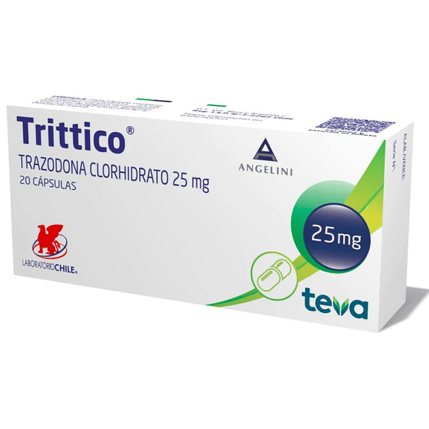 CENABAST - Trittico 25 Mg X 20 Cápsulas 