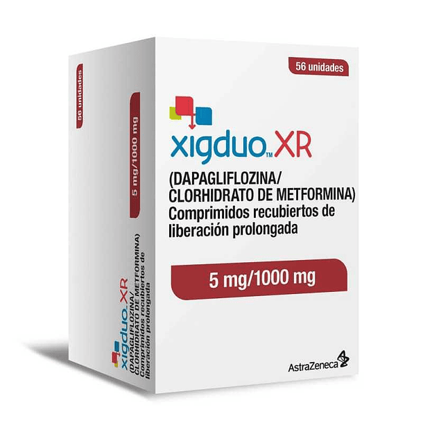 Xig Duo XR 5 Mg/1000Mg X 56 Comprimidos 