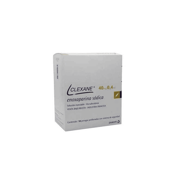 Clexane 40 Mg/0.4ML X10 Ampollas 