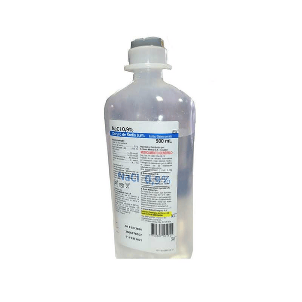 Cloruro De Sodio 0,9% 500 ML Braun 