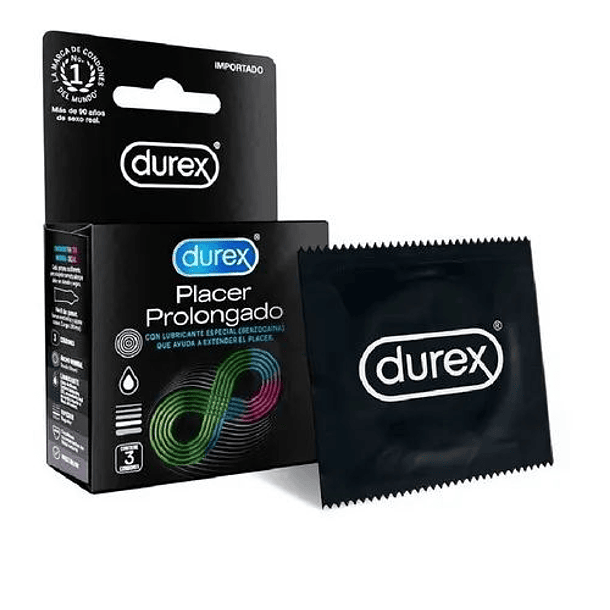 Durex Placer Prolongado X3 Preservativos 