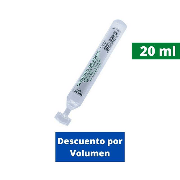 Cloruro De Sodio 0.9% X 20 MlL  