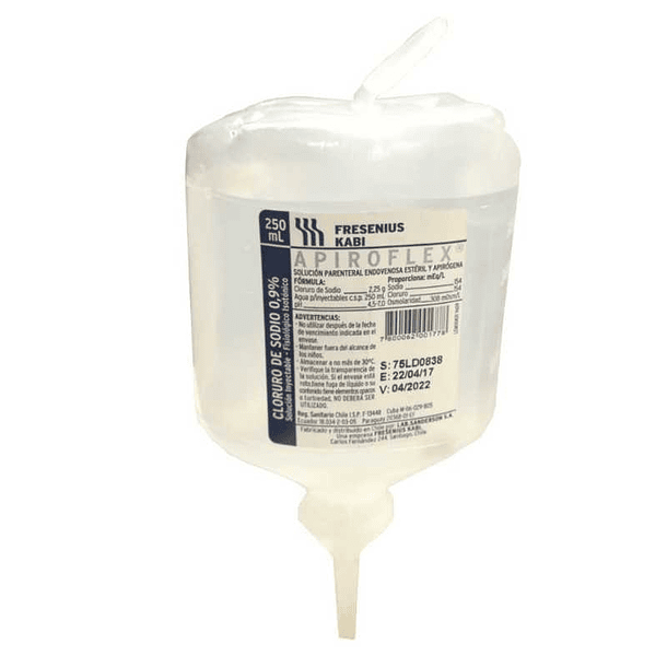 Cloruro De Sodio 250ml 0.9% Fresenius Kabi 