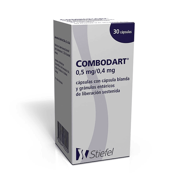 Combodart 0.5mg/0.4mg X 30 Cápsulas 