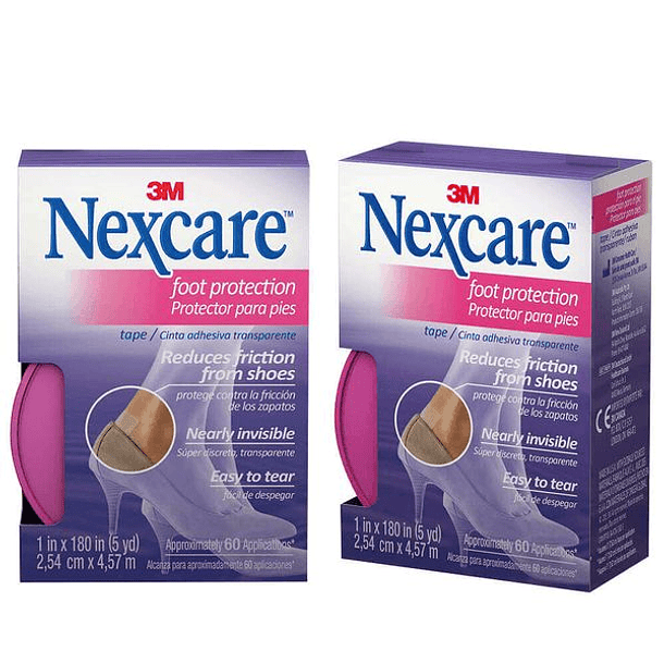 Nexcare Cinta Protectora Para Pies 2.54Cm X 4.57M 