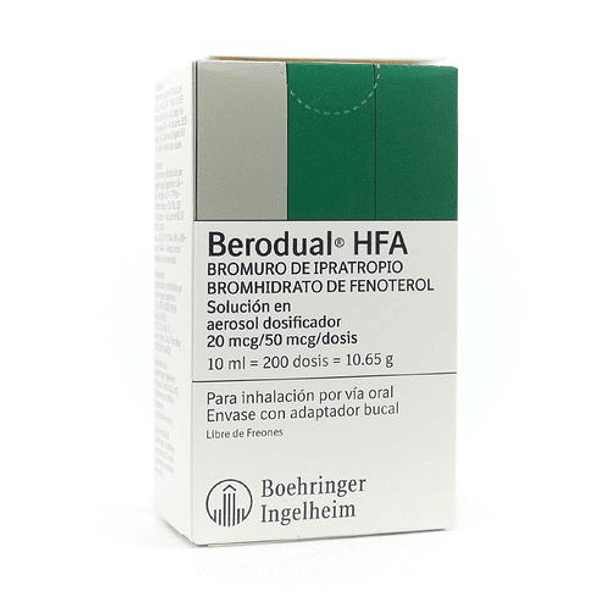 CENABAST-Berodual Hfa 20 Mcg / 50 Mcg/ Dosis X 200 Dosis  