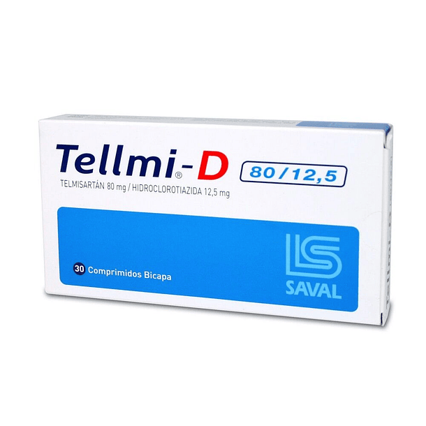 CENABAST-Tellmi-D 80/12.5 Mg X 30 Comprimidos  