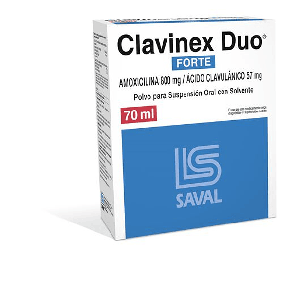 Clavinex Duo Forte 800 mg/57 mg x70 ml Suspension 