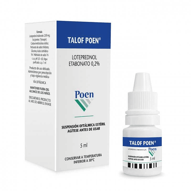 Talof 0,2% x5 ml Suspension Oftalmica 