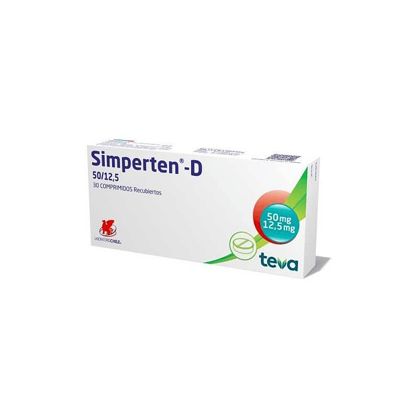 Simperten-D 50/12,5 mg x30 Comprimidos 