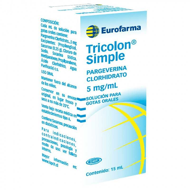 Tricolon Simple 5 mg/ ml  x15 ml Gotas Orales 