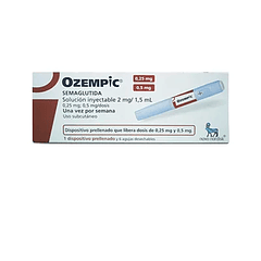 Ozempic Dispositivo Prellenado 2 mg/1,5  ml Solución Inyectable