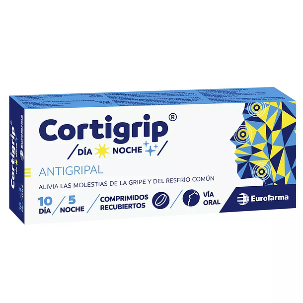 Cortigrip Dia/ Noche   x15 Comprimidos 