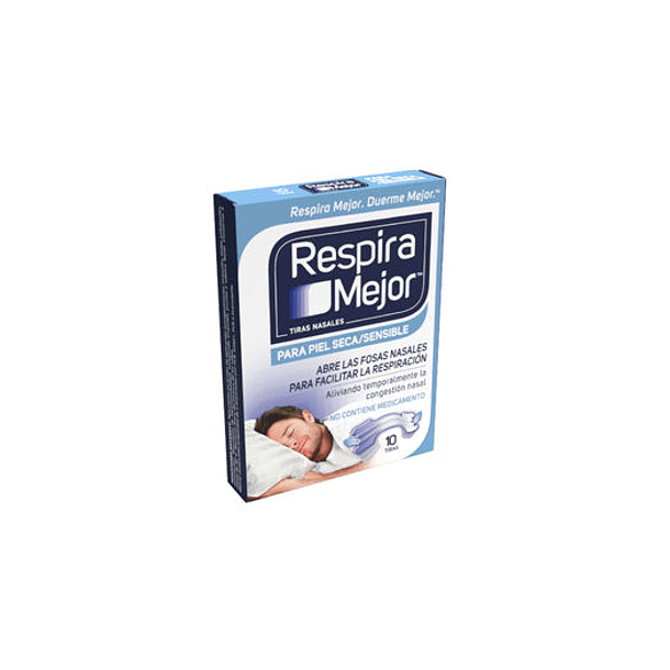 Respira Mejor Para Piel Seca/Sensible X 10 Unidades 