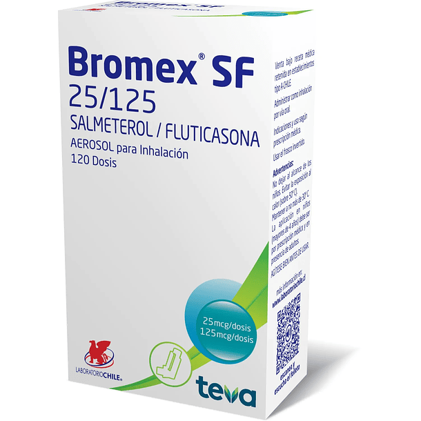 Bromex  Sf 25/125 x 120 Dosis Inhalador  