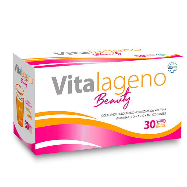 Vitalageno Beauty x 30 Sobres Sabor Naranja 