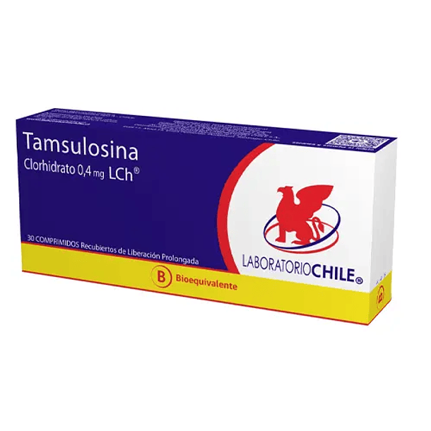 Tamsulosina 0,4 mg  x30 Cápsulas Con Gránulos De Liberación Prolongada 