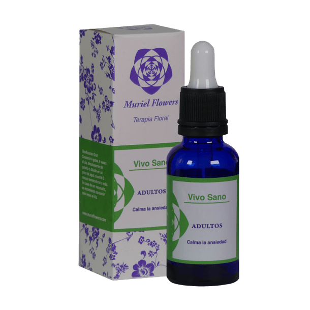 Flores de Batch Vivo Sano X 30 Ml Gotas Orales Muriel Flowers 