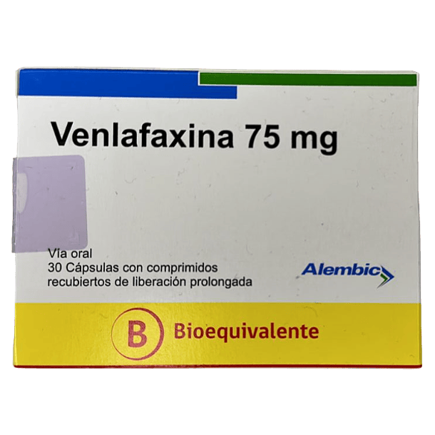 CENABAST-Venlafaxina 75 Mg X 30 Cápsulas 