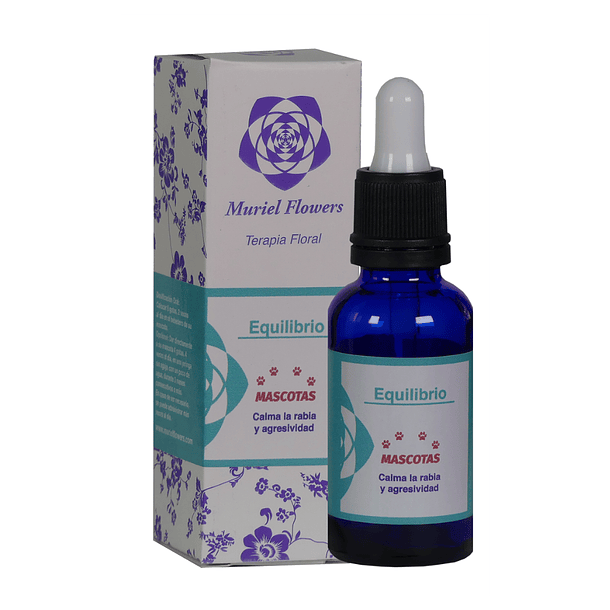 Flores de Batch Equilibrio Mascotas x 30 Ml Gotas Orales Muriel Flowers 