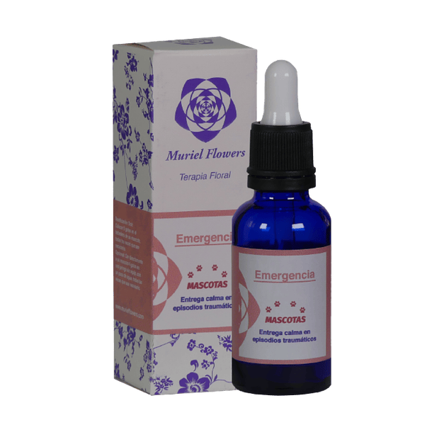 Flores de Batch Emergencia Mascotas X 30 Ml Gotas Orales Muriel Flowers 