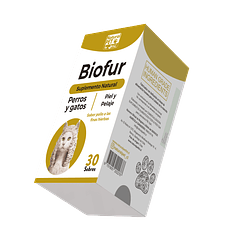 Biofur Suplemento Natural Perros y Gatos x 30 Sobres Piel y Pelaje