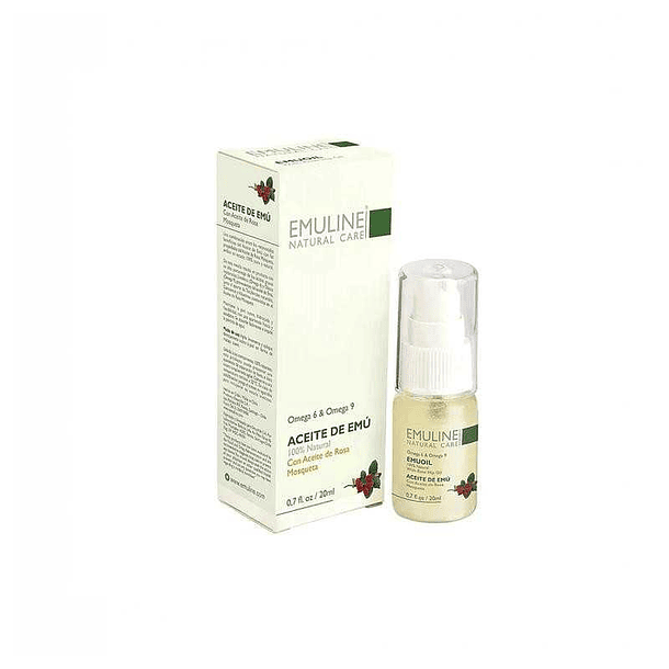 Aceite de Emú con Rosa Mosqueta + Omega 6 + Omega 9 x 20 Ml  