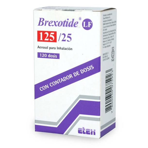 Brexotide 125/25 Mcg X 120 Dosis Inhalador Oral 