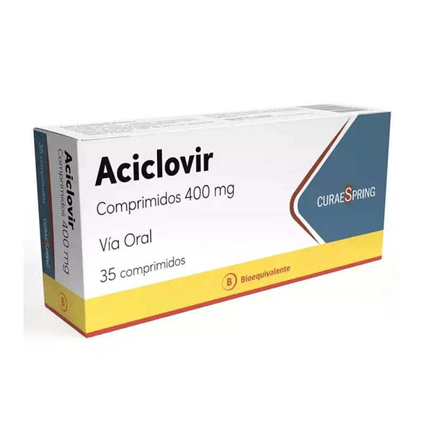 Aciclovir 400mg 35 Comp. Curae s 