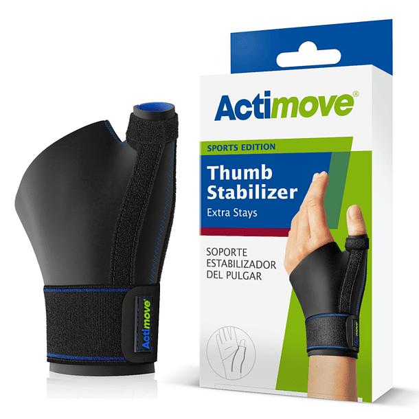 Actimove Sport Estabilizador Pulgar Ferulas Negro S/M x 1 dm 