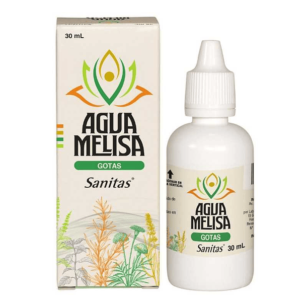 Agua de Melisa x 30ml Gotas Orales 