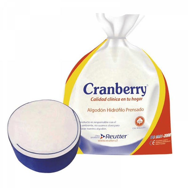 Algodón Prensado Cranberry Hidrofilo X 200GR 