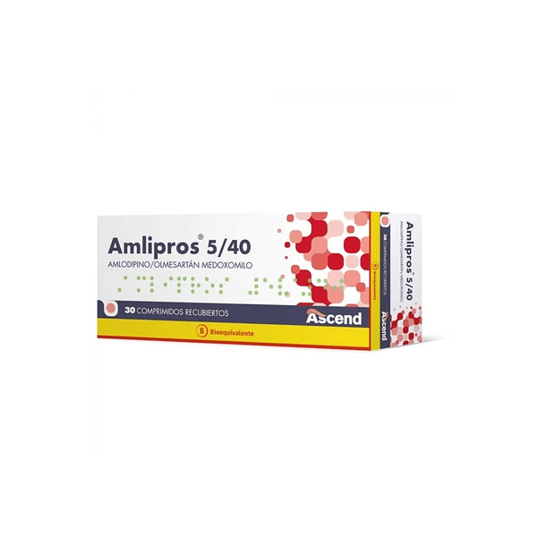 Amlipros 5/40 MG X 30 Comprimidos 