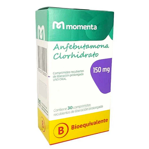 Anfebutamona Clorhidrato (B) 150 mg 30 Comprimidos.