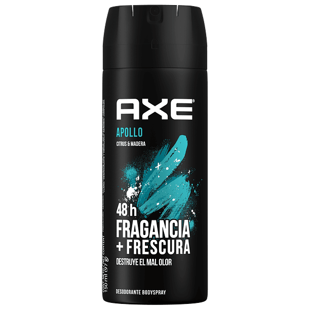 Axe Apollo Fragancia + Frescura X150Ml Desodorante Spray 