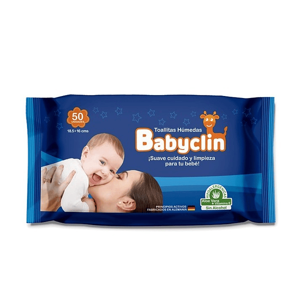 Babyclin  Toallitas Humedas X50 Unidades 