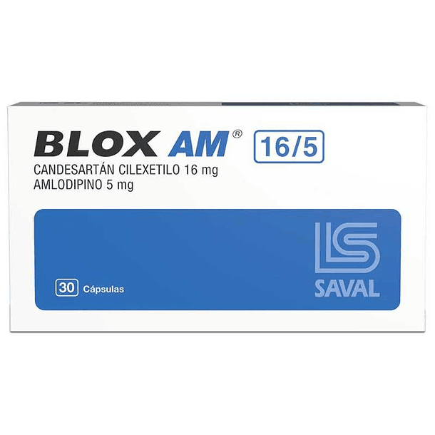 Blox Am 16/5 X 30 Caps. (Candesartan+Amlodipino) 