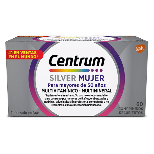 Centrum Mujer Silver X 60 Comprimidos 