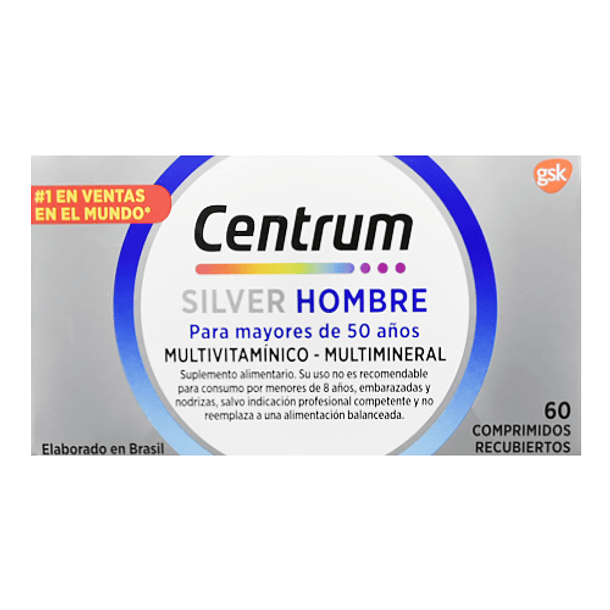 Centrum Silver Hombre 60 Comprimidos 