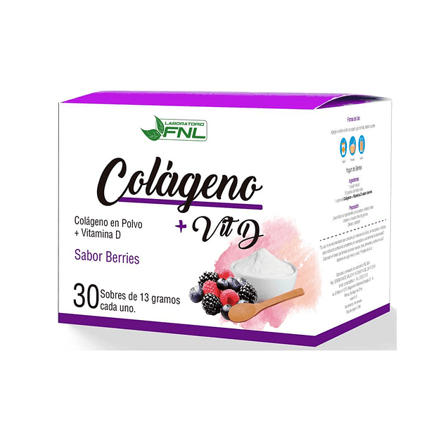 Colágeno + Vitamina C Y D X 30 Sobres Lab Fnl  
