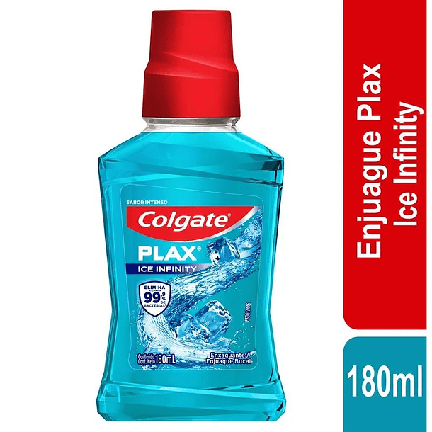 Colgate Plax Enj Ice Infinity 180 Ml 