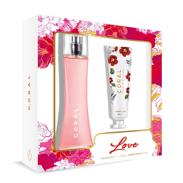 Coral Love Edt.Vaporizador 100Ml+Coral Love Crema De Manos 50Ml 