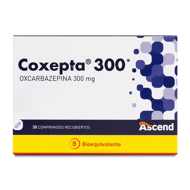 Coxepta 300 Oxcarbazepina 300 Mg 30 Comprimidos Recubiertos 