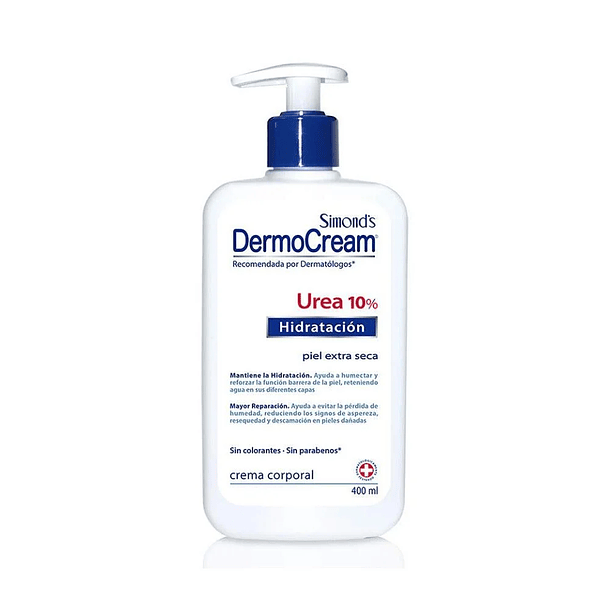 Dermocream Simonds Urea 10% X400 Ml Crema Corporal 